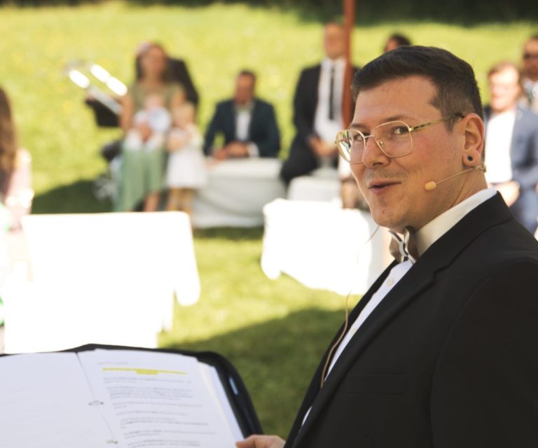 Michael Gebhard, freier Redner, MG-Zeremonie, Hochzeitsmesse Keferloh
